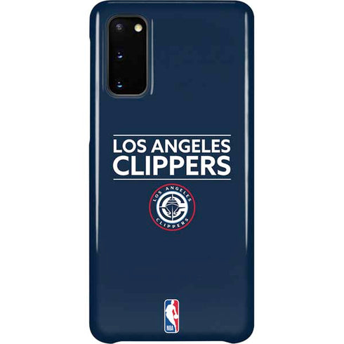 NBA Los Angeles Clippers Standard Blue Galaxy S20 Lite Case