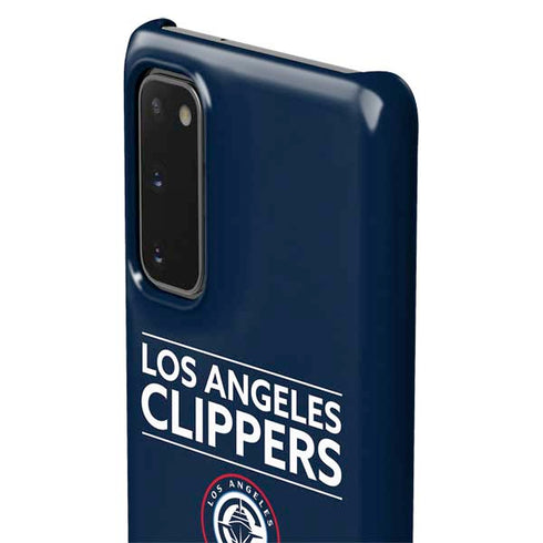 NBA Los Angeles Clippers Standard Blue Galaxy S20 Lite Case