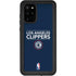 NBA Los Angeles Clippers Standard Blue Galaxy S20 Plus Waterproof Case