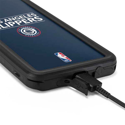 NBA Los Angeles Clippers Standard Blue Galaxy S20 Plus Waterproof Case