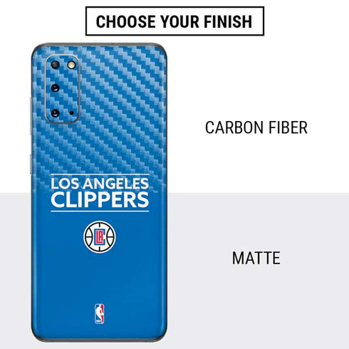 NBA Los Angeles Clippers Standard Blue Galaxy S20 Skin