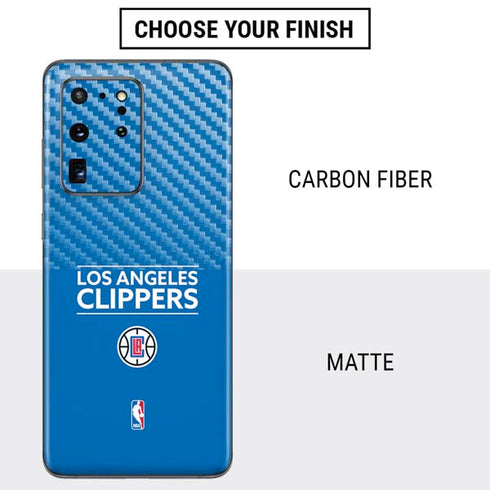 NBA Los Angeles Clippers Standard Blue Galaxy S20 Ultra 5G Skin