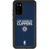 NBA Los Angeles Clippers Standard Blue Galaxy S20 Waterproof Case