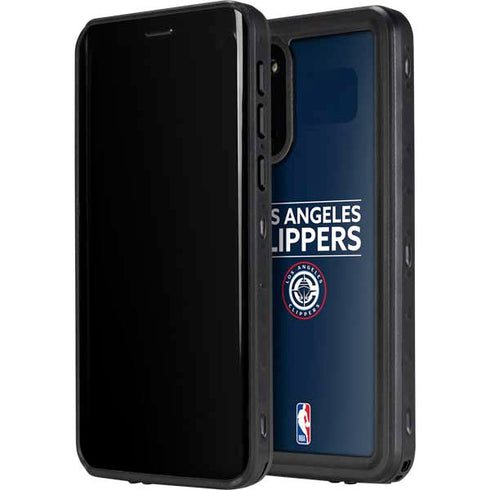 NBA Los Angeles Clippers Standard Blue Galaxy S20 Waterproof Case