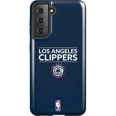 NBA Los Angeles Clippers Standard Blue Galaxy S21 5G Pro Case