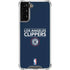 NBA Los Angeles Clippers Standard Blue Galaxy S21 FE Clear Case