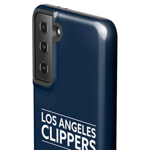 NBA Los Angeles Clippers Standard Blue Galaxy S21 FE Pro Case