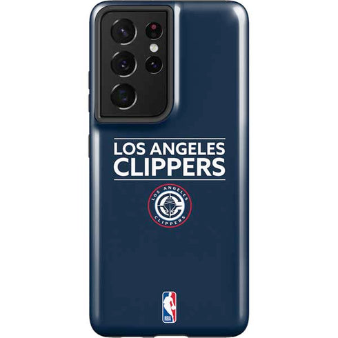 NBA Los Angeles Clippers Standard Blue Galaxy S21 Ultra 5G Pro Case