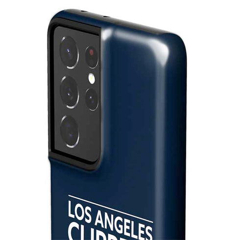 NBA Los Angeles Clippers Standard Blue Galaxy S21 Ultra 5G Pro Case