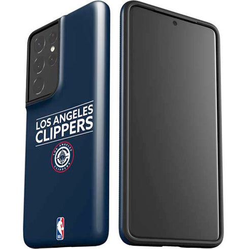 NBA Los Angeles Clippers Standard Blue Galaxy S21 Ultra 5G Pro Case