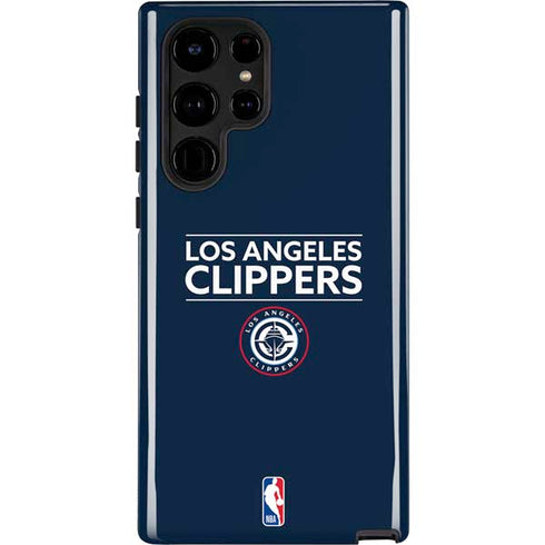 NBA Los Angeles Clippers Standard Blue Galaxy S22 Ultra Pro Case
