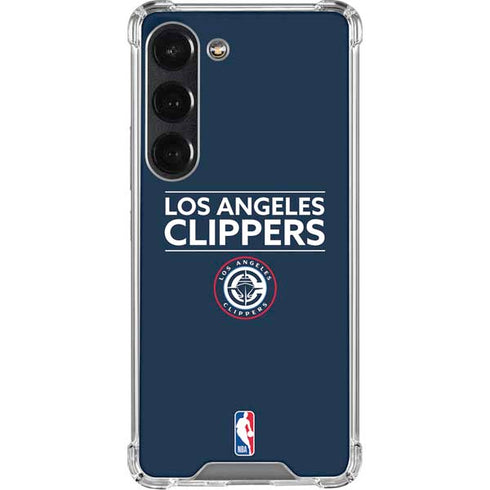 NBA Los Angeles Clippers Standard Blue Galaxy S23 Clear Case