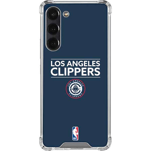 NBA Los Angeles Clippers Standard Blue Galaxy S23 FE Clear Case