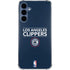 NBA Los Angeles Clippers Standard Blue Galaxy S24 Clear Case