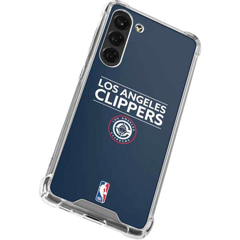 NBA Los Angeles Clippers Standard Blue Galaxy S24 FE Clear Case