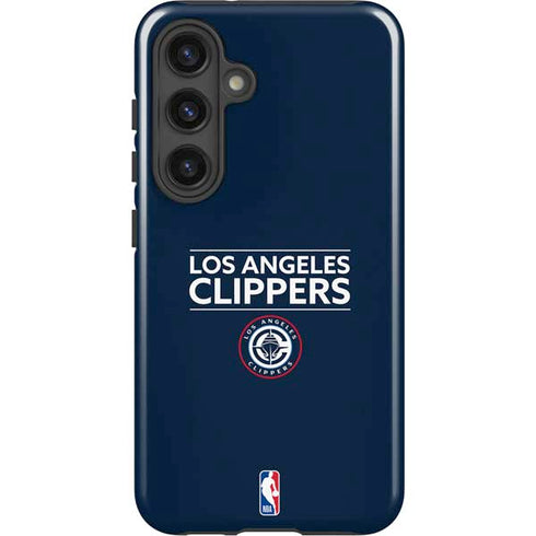 NBA Los Angeles Clippers Standard Blue Galaxy S25 Impact Case