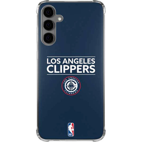 NBA Los Angeles Clippers Standard Blue Galaxy S24 Plus Clear Case