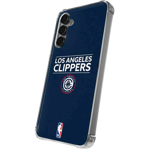NBA Los Angeles Clippers Standard Blue Galaxy S24 Plus Clear Case