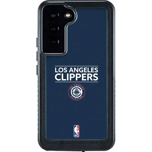 NBA Los Angeles Clippers Standard Blue Galaxy S24 Plus Waterproof Case