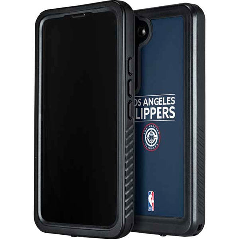NBA Los Angeles Clippers Standard Blue Galaxy S24 Plus Waterproof Case