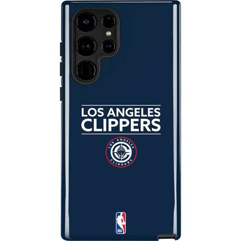 NBA Los Angeles Clippers Standard Blue Galaxy S25 Ultra Impact Case