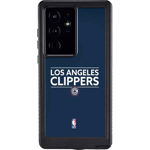 NBA Los Angeles Clippers Standard Blue Galaxy S24 Ultra Waterproof Case