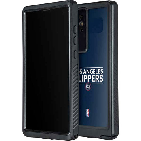 NBA Los Angeles Clippers Standard Blue Galaxy S24 Ultra Waterproof Case