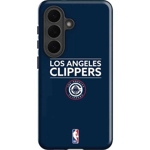 NBA Los Angeles Clippers Standard Blue Galaxy S26 Impact Case