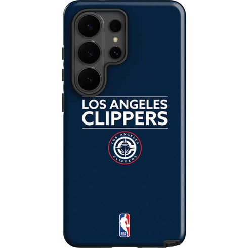 NBA Los Angeles Clippers Standard Blue Galaxy S26 Ultra Impact Case