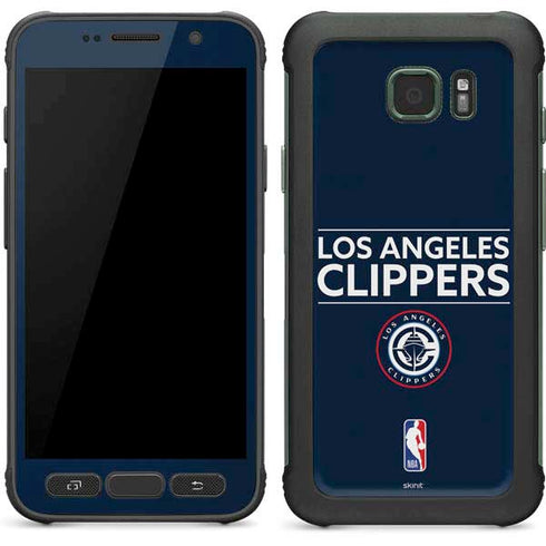 NBA Los Angeles Clippers Standard Blue Galaxy S7 Active Skin