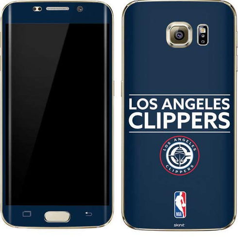 NBA Los Angeles Clippers Standard Blue Galaxy S7 Edge Skin