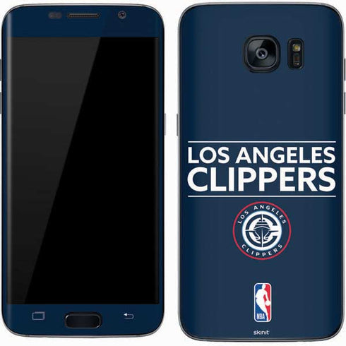 NBA Los Angeles Clippers Standard Blue Galaxy S7 Skin