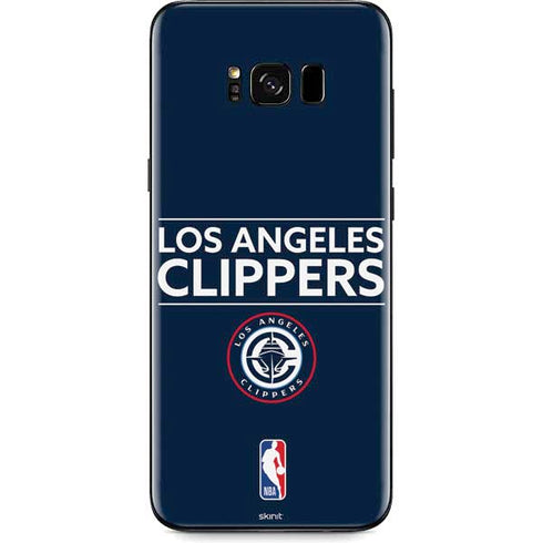 NBA Los Angeles Clippers Standard Blue Galaxy S8 Plus Skin