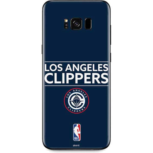 NBA Los Angeles Clippers Standard Blue Galaxy S8 Skin
