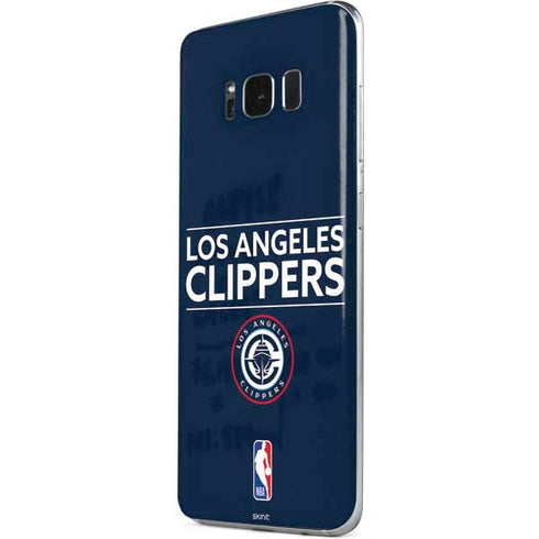 NBA Los Angeles Clippers Standard Blue Galaxy S8 Skin