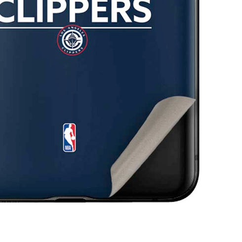 NBA Los Angeles Clippers Standard Blue Galaxy Z Flip Skin
