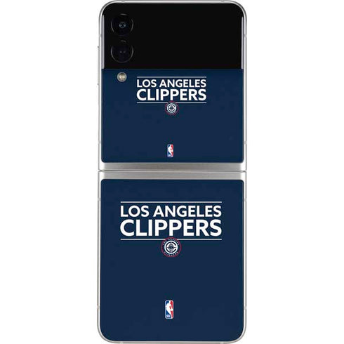 NBA Los Angeles Clippers Standard Blue Galaxy Z Flip3 5G Skin