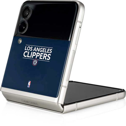 NBA Los Angeles Clippers Standard Blue Galaxy Z Flip3 5G Skin