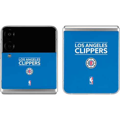 NBA Los Angeles Clippers Standard Blue Galaxy Z Flip4 5G Skin