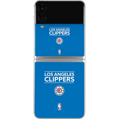 NBA Los Angeles Clippers Standard Blue Galaxy Z Flip4 5G Skin