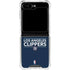 NBA Los Angeles Clippers Standard Blue Galaxy Z Flip5 5G Clear Case