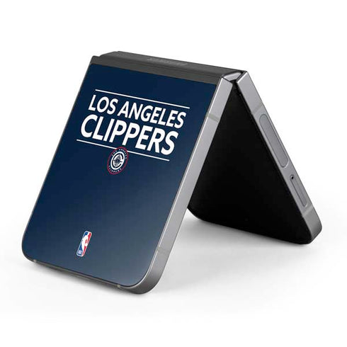 NBA Los Angeles Clippers Standard Blue Galaxy Z Flip6 Skin