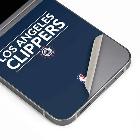 NBA Los Angeles Clippers Standard Blue Galaxy Z Flip6 Skin