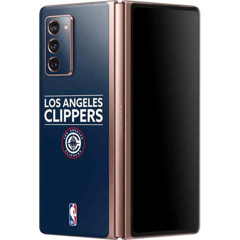 NBA Los Angeles Clippers Standard Blue Galaxy Z Fold2 5G Skin