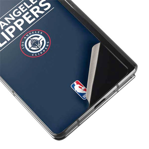 NBA Los Angeles Clippers Standard Blue Galaxy Z Fold2 5G Skin
