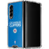 NBA Los Angeles Clippers Standard Blue Galaxy Z Fold4 5G Clear Case