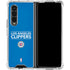 NBA Los Angeles Clippers Standard Blue Galaxy Z Fold4 5G Clear Case
