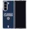 NBA Los Angeles Clippers Standard Blue Galaxy Z Fold5 5G Clear Case