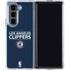 NBA Los Angeles Clippers Standard Blue Galaxy Z Fold5 5G Clear Case