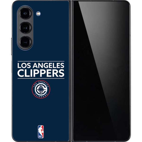 NBA Los Angeles Clippers Standard Blue Galaxy Z Fold5 5G Skin